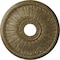 Ekena Millwork Berkshire Medallion (Canopies up to 6 3/8"), 20 1/8"OD x 3 7/8"ID x 1 7/8"P, Mississippi Mud Crackle CM20BE1MMC - alternate 1